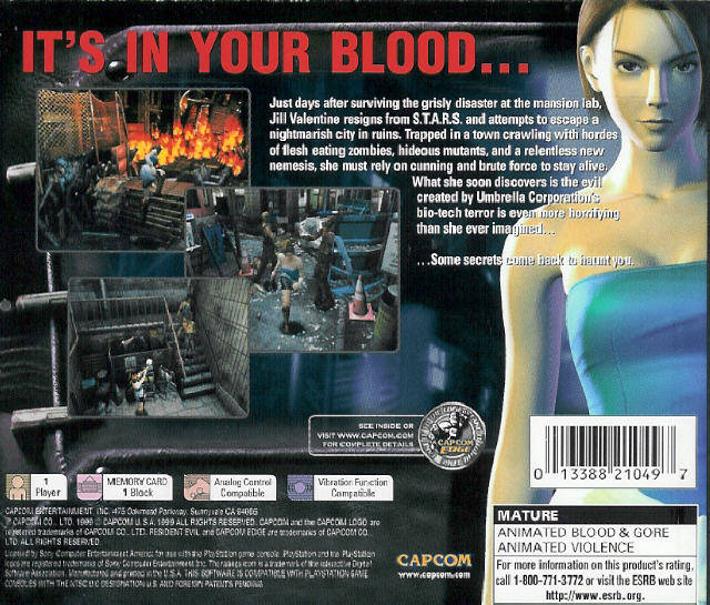 Resident Evil - Playstation (PSX/PS1) iso download